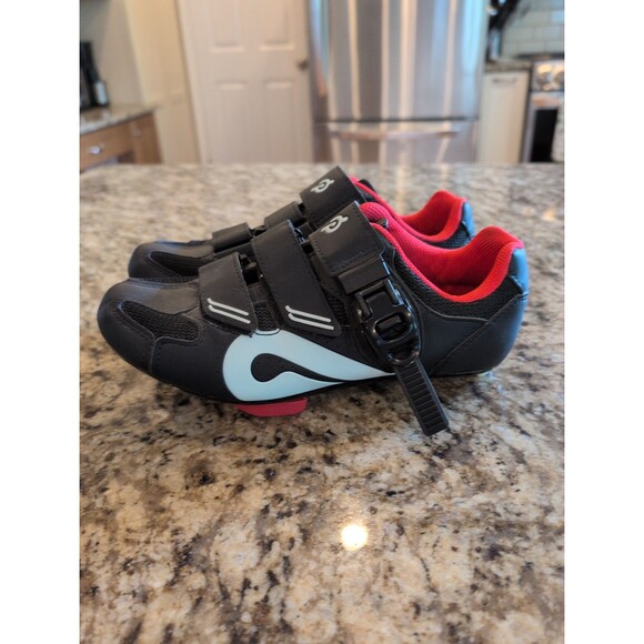 EUC Peloton cycling bike shoes with look delta cleats EU 38 US women's 7 - Picture 3 of 7
